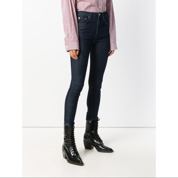 rag & bone Denim - Rag & Bone High Rise Skinny Indigo Jeans 29